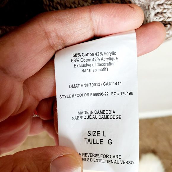 Motherhood Maternity Knit Cardigan Brown Sweater - Picture 4 of 10